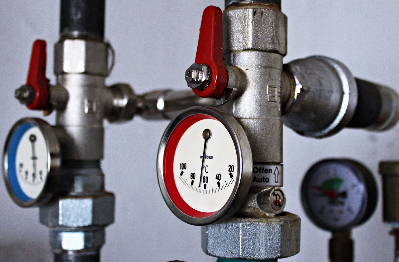 Indicatielampjes slimme thermostaat in aprilmaand.