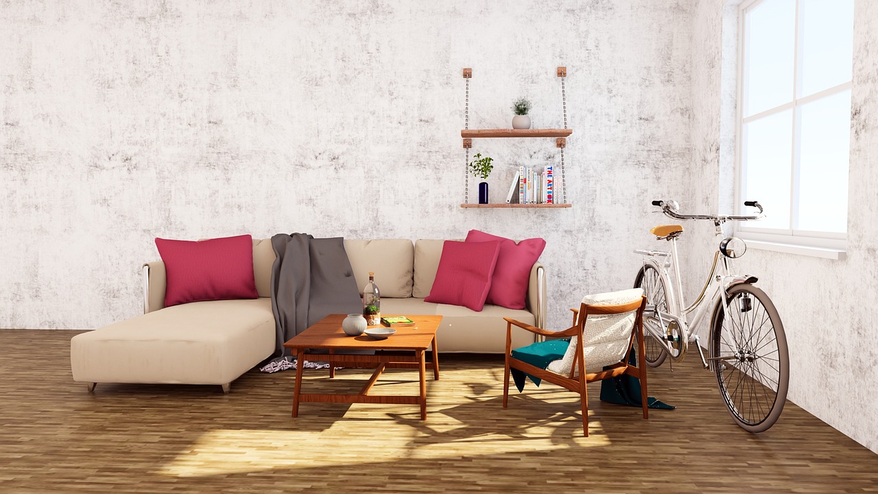 Moderne woondecoratie met neutrale tinten trend.